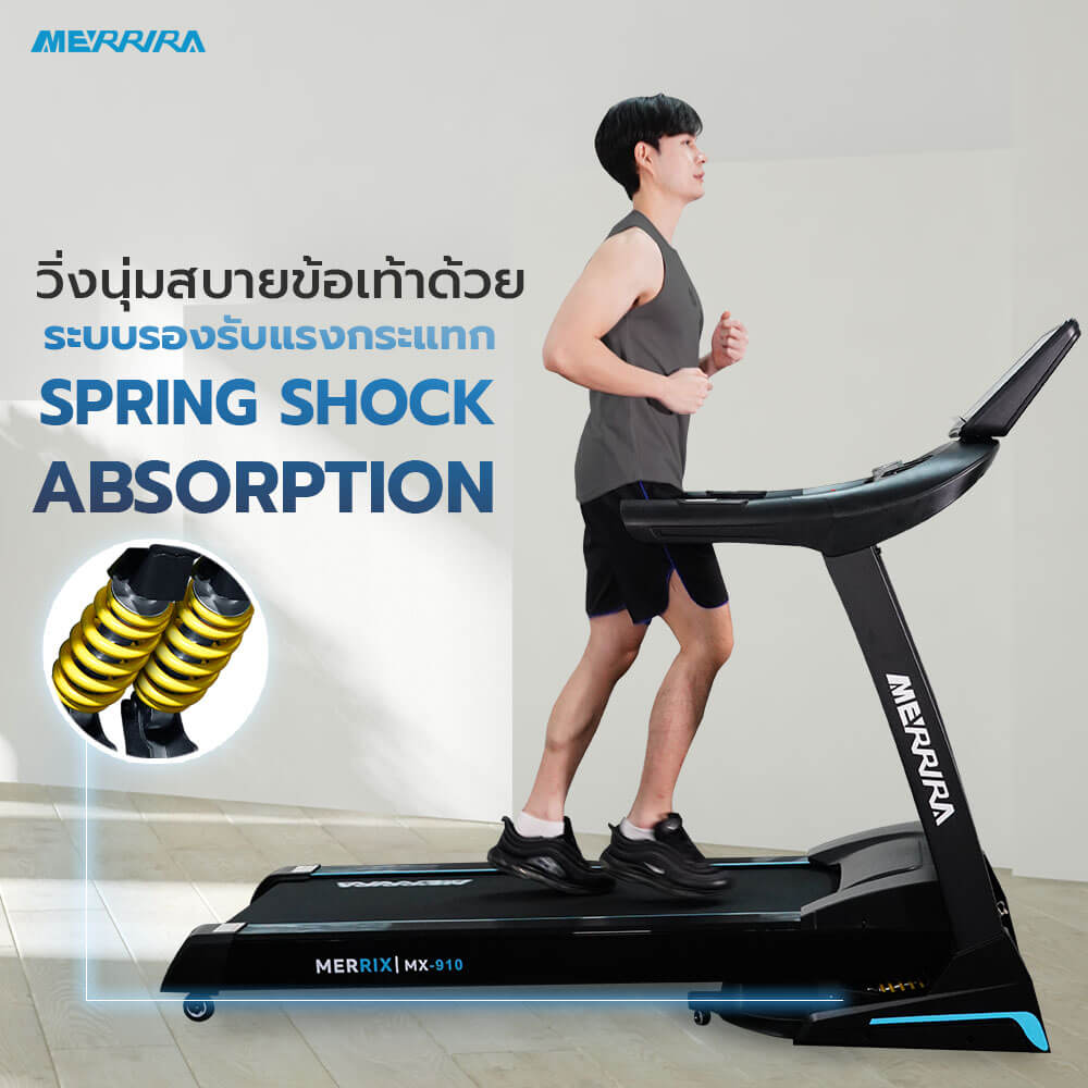 ลู่วิ่งไฟฟ้า Merrira รุ่น Merrix MX-910 มอเตอร์ 4.8 HP_1